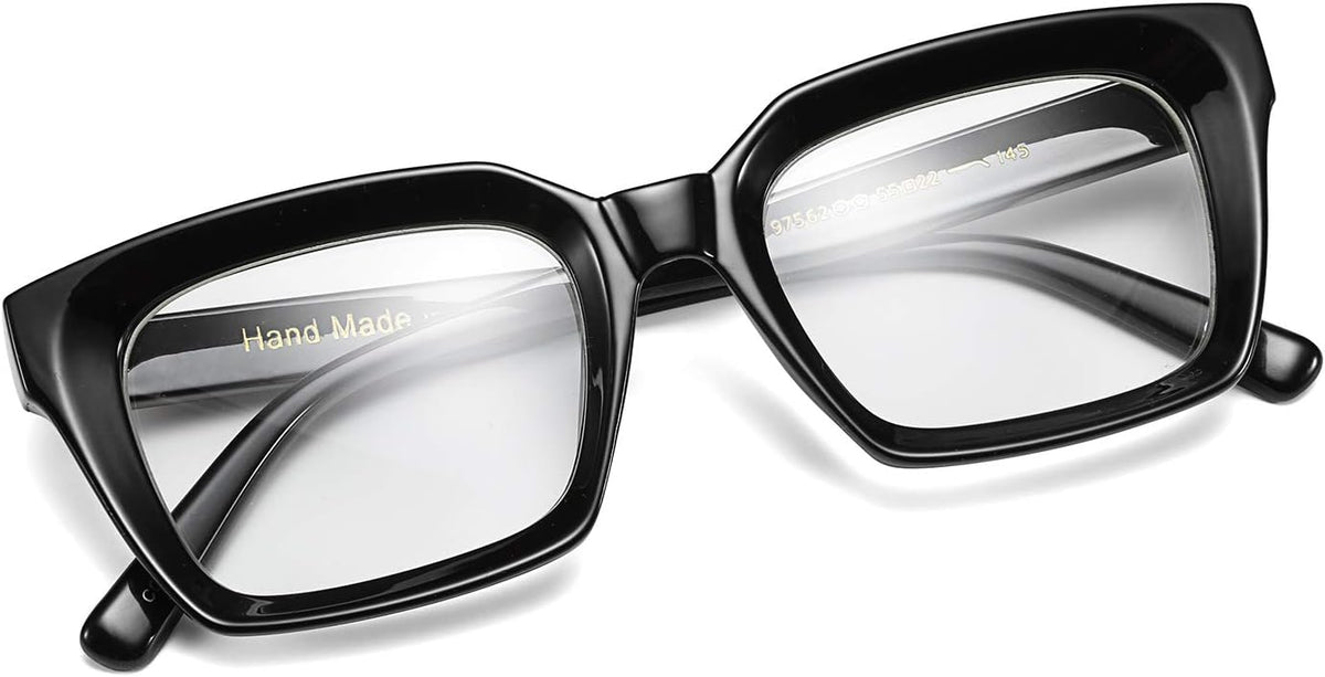 ÉÌƷͼƬ 38 | B082SGFPVF | FEISEDY Glasses Frame Womens, Square Thick Eyeglasses Frame, Classic Eyewear for Men B2461