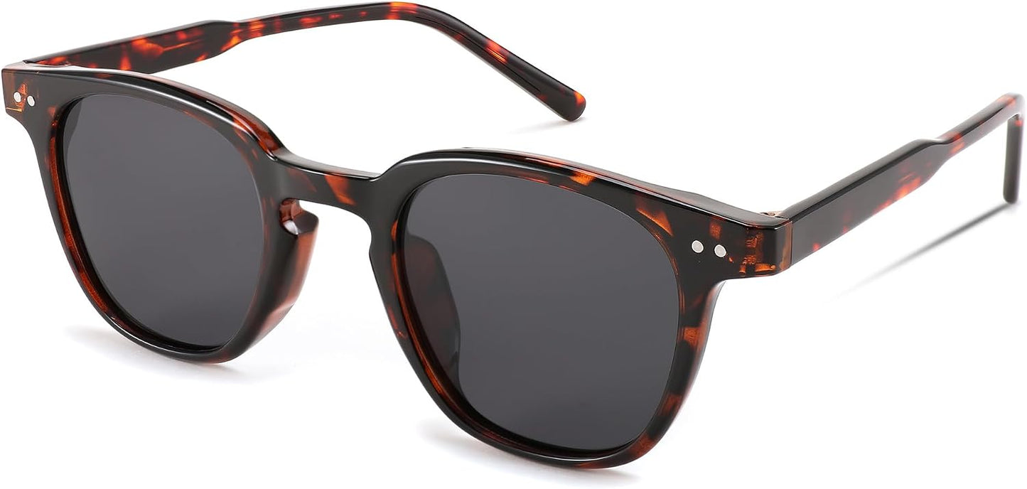 商品图片 10 | B0CCPBD9GS | FEISEDY Classic Polarized Sunglasses Retro Round Sunglasses for Women Men Trendy Shades B0002