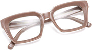 ÉÌƷͼƬ 4 | B082SGFPVF | FEISEDY Glasses Frame Womens, Square Thick Eyeglasses Frame, Classic Eyewear for Men B2461