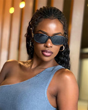 ÉÌƷͼƬ 17 | B0B5V7T75J | FEISEDY Retro Trendy Rectangle Sunglasses Women Men Narrow Shades B2322