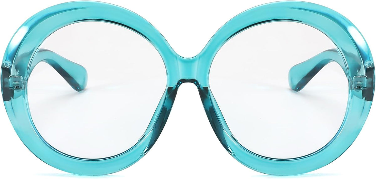 ÉÌƷͼƬ 13 | B0CQ26NQZS | FEISEDY Oversized Blue Light Blocking Glasses Women Men Retro Big Round Frame Eyewear Clear Lens Computer Glasses B2997