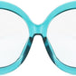 商品图片 13 | B0CQ26NQZS | FEISEDY Oversized Blue Light Blocking Glasses Women Men Retro Big Round Frame Eyewear Clear Lens Computer Glasses B2997