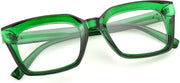 ÉÌƷͼƬ 12 | B082SGFPVF | FEISEDY Glasses Frame Womens, Square Thick Eyeglasses Frame, Classic Eyewear for Men B2461