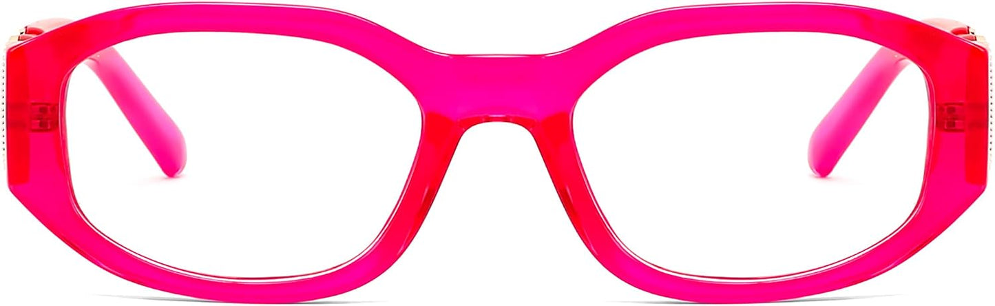 商品图片 30 | B0G34Q5S98 | FEISEDY Retro Trendy Narrow Blue Light Glasses for Women Men B0316 | Vintage 90s Small Square Eyeglasses,Blue Light Blocking