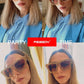 商品图片 30 | B09V7X56D4 | FEISEDY Women Crystal Square Cat Eye Sunglasses Sparkling Trendy Retro Cateye Sunglasses B2898