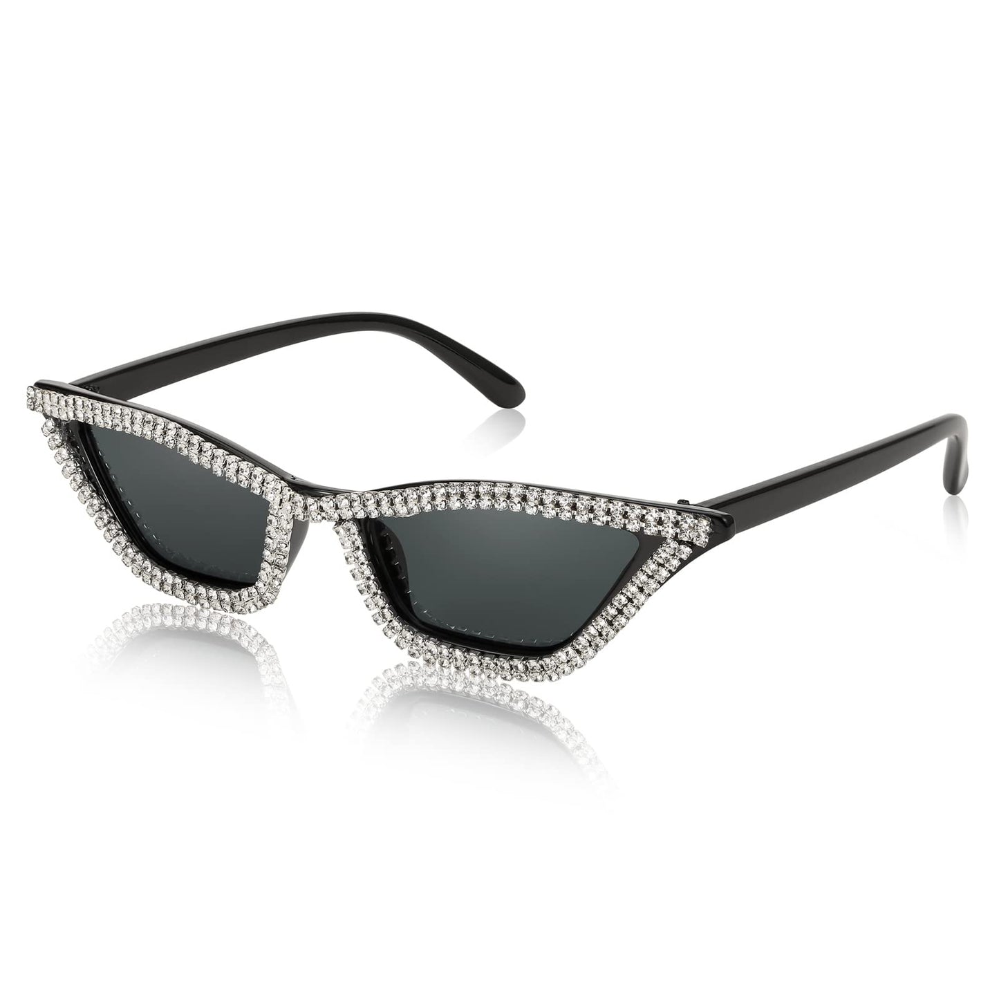 FEISEDY Small Cat Eye Sunglasses Vintage Square Shade Women Eyewear B2291