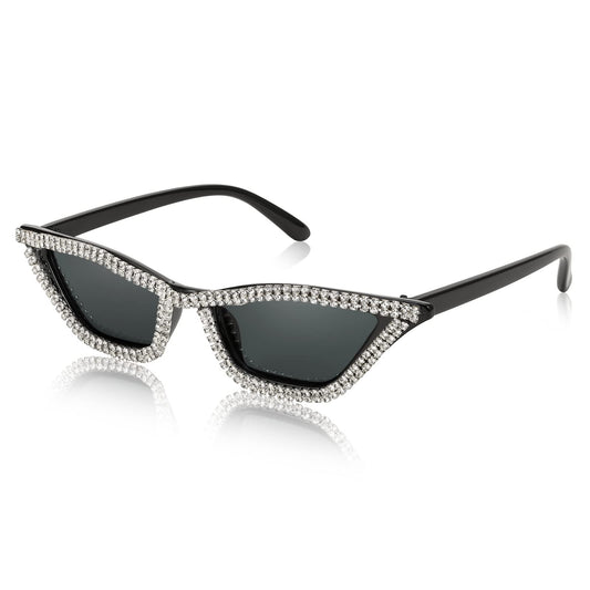 FEISEDY Small Cat Eye Sunglasses Vintage Square Shade Women Eyewear B2291