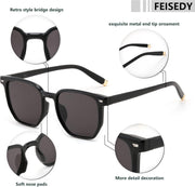 ÉÌƷͼƬ 19 | B0F58QMH7Q | FEISEDY Retro Square Sunglasses Women Men Trendy Rectangle Shades Vintage Sun Glasses B0274