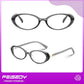 商品图片 5 | B0F6MW26L2 | FEISEDY Oval Blue Light Glasses for Woman Vintage Small Face Lightweight Eyeglasses Retro Nerd Y2K Frame B0290