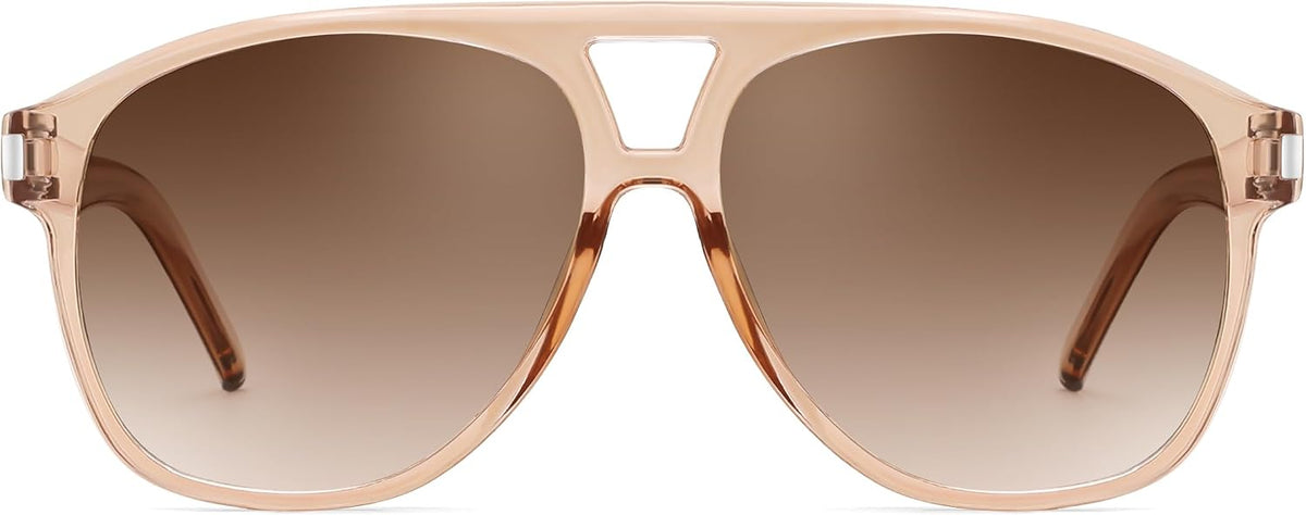 ÉÌƷͼƬ 7 | B0GXMV1N2N | FEISEDY Retro Aviator Sunglasses for Women Men Square Sunnies 70s Pilot Style Lightweight UV400 Shades B0421