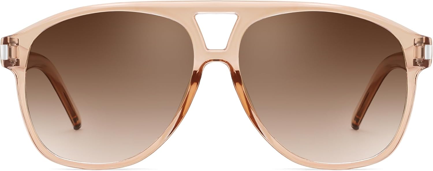 商品图片 7 | B0GXMV1N2N | FEISEDY Retro Aviator Sunglasses for Women Men Square Sunnies 70s Pilot Style Lightweight UV400 Shades B0421