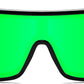 商品图片 16 | B0D3PKKSD9 | FEISEDY Trendy Futuristic Wrap Sunglasses Flat Top Mirrored One Piece Lens Reflective Sun Glasses for Women Men B0161