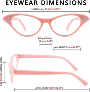 商品图片 19 | B09M8NJ7DM | FEISEDY Rhinestone Cat Eye Sunglasses for Women 50s 60s Party Style B2848