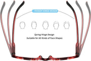 ÉÌƷͼƬ 12 | B08G4KF9KC | FEISEDY Progressive Multifocus Blue Light Blocking Reading Glasses No Line Multifocal Readers with Spring Hinge B2675
