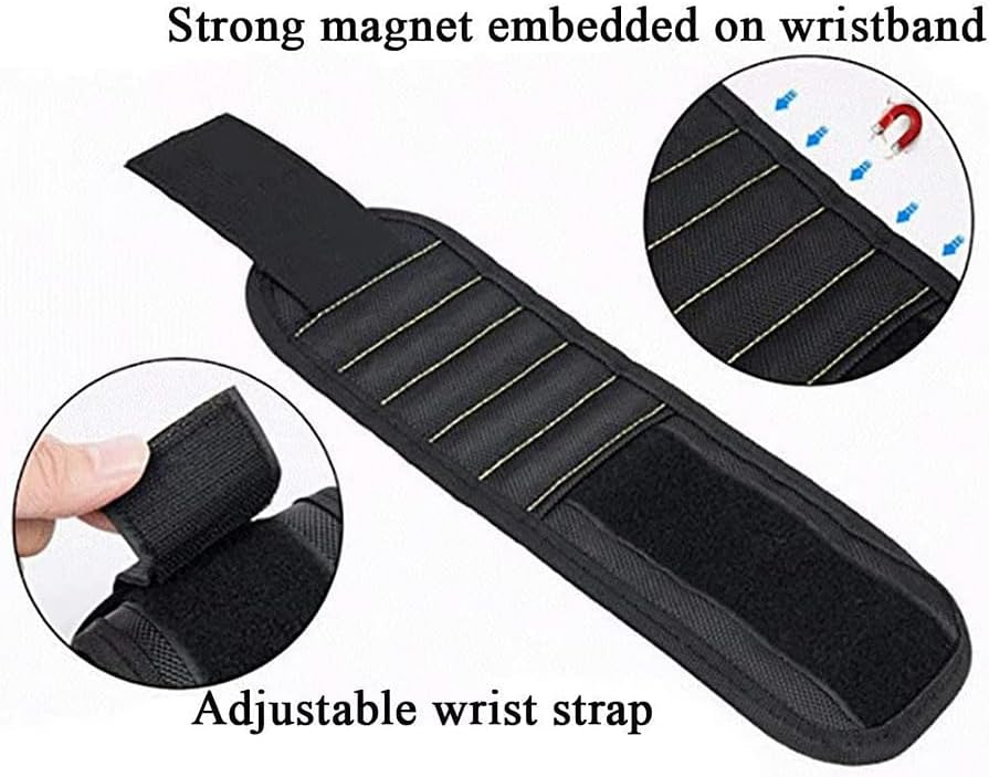 商品图片 6 | B0F4W99W69 | Magnetic Wristband for Holding Screws, Nails and Drill Bits for Dad, Husband, Grandpa, Handyman
