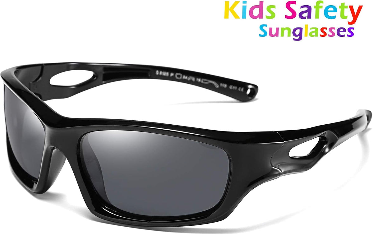 ÉÌƷͼƬ 8 | B07JM1DLHS | FEISEDY Kids Polarized Sport Sunglasses Rubber Frame Boys Girls 3 to 12 Age Children Gift B2453