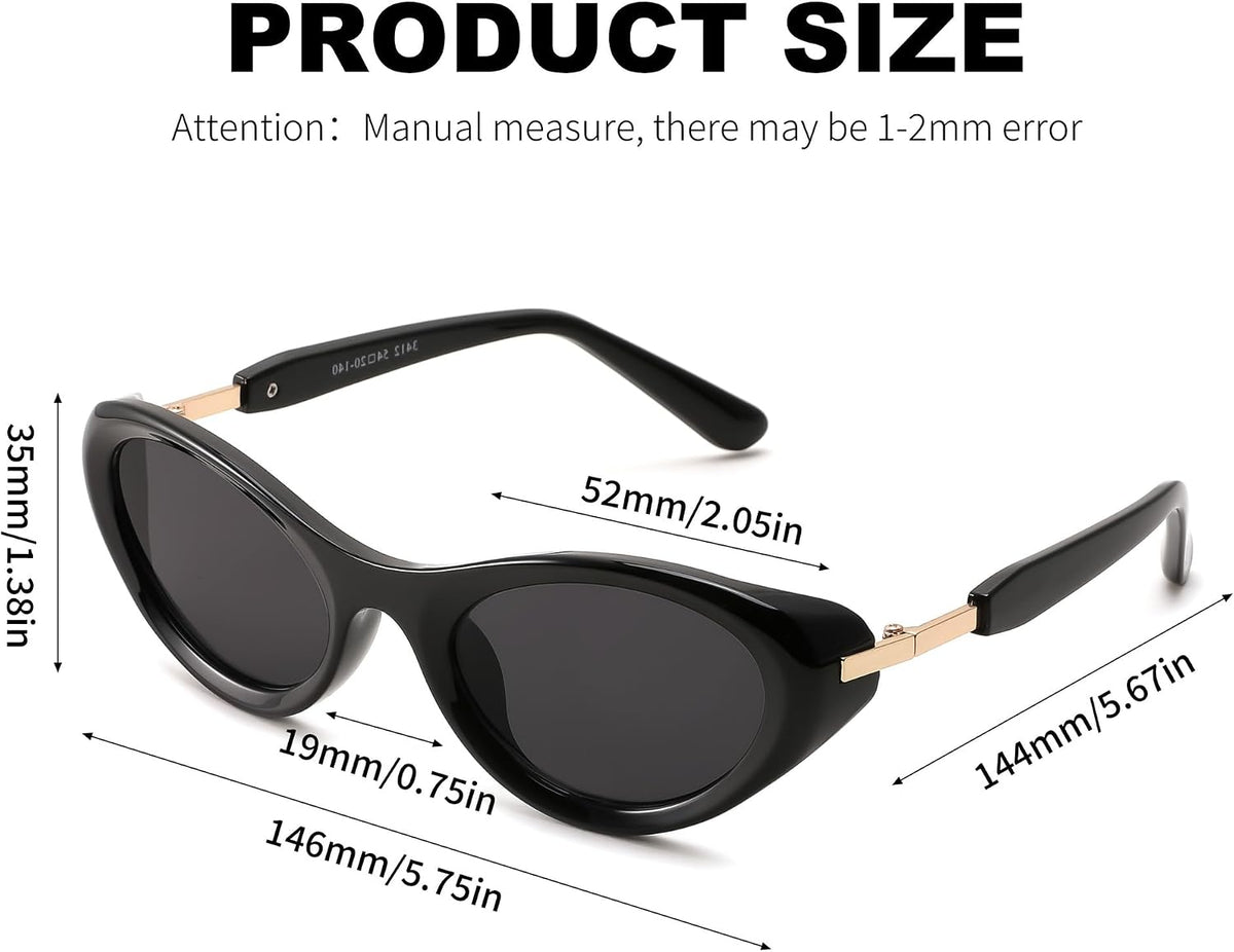 ÉÌƷͼƬ 6 | B0GX9KMP8W | FEISEDY Cat eye Sunglasses for Women and Men UV400 Protection, Retro Trendy Classic Sunnies B0436