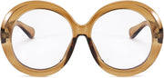 ÉÌƷͼƬ 7 | B0CQ26NQZS | FEISEDY Oversized Blue Light Blocking Glasses Women Men Retro Big Round Frame Eyewear Clear Lens Computer Glasses B2997