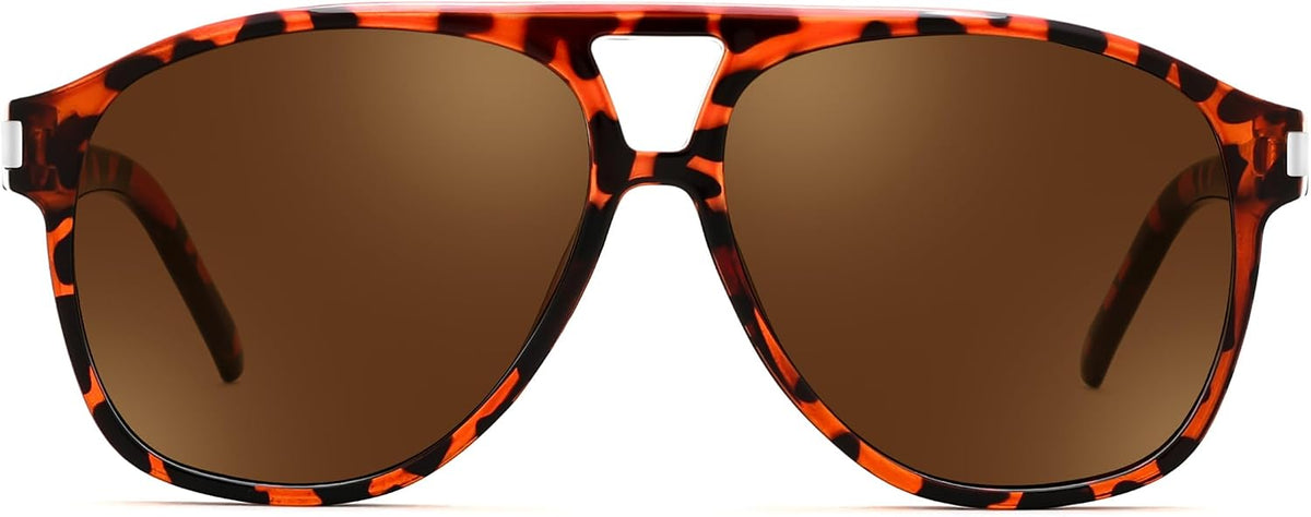ÉÌƷͼƬ 28 | B0GXMV1N2N | FEISEDY Retro Aviator Sunglasses for Women Men Square Sunnies 70s Pilot Style Lightweight UV400 Shades B0421