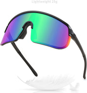 ÉÌƷͼƬ 2 | B0DGTRTMPX | FEISEDY Sports Sunglasses for Men and Women, Large Rectangular Lens, Baseball Cycling Running Sunglasses B0243