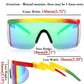 商品图片 75 | B096SD9GGG | FEISEDY Oversized Mirror Shield Sport 80s Sunglasses Ski Goggles Flat Top One Piece Futuristic Visor Women Men B2522