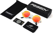 ÉÌƷͼƬ 39 | B0CHLX78KB | FEISEDY Retro Steampunk Sunglasses for Men Women, Round Metal Frame Gothic Vintage Style B2820