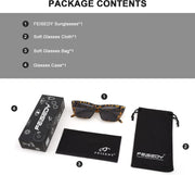 ÉÌƷͼƬ 7 | B0B9BPXGBG | FEISEDY Square Cat Eye Sunglasses Vintage Cateye Frame UV400 Protection Sunglasses B2719