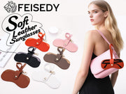 ÉÌƷͼƬ 7 | B0FMXVJLZR | FEISEDY Sunglass Case, 2Pcs Soft Leather Eyeglass Cases for Women