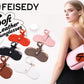 商品图片 7 | B0FMY27LR3 | FEISEDY Sunglass Case, 2Pcs Soft Leather Eyeglass Cases for Women | Slim Portable Glasses Holder, with Button-Closure Wrist Strap for Travel & Outdoor B0308