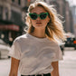 商品图片 2 | B0CYZG81R8 | FEISEDY Retro Cat Eye Sunglasses for Women UV400 Protection Small Vintage Chic Shades B0132