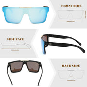 ÉÌƷͼƬ 67 | B0BZ4J86KV | FEISEDY Polarized Sunglasses for Men, Z87 Oversized Square Flat Top B2990