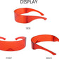 商品图片 40 | B08THY8CBQ | FEISEDY 80s Futuristic Cyclops Cyber Visor Sunglasses Men Women Punk Style Cosplay B2740