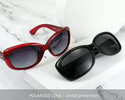 ÉÌƷͼƬ 10 | B094CJFYW6 | FEISEDY Vintage Square Polarized Sunglasses for Women Men Havana Thick Wrap Around Sun Glasses UV400 B2703