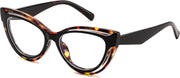 Leopard / 50 Millimeters | B0D56LKZ1H | FEISEDY Blue Light Blocking Glasses Women Vintage Cat Eye Frame Anti Fatigue B0169