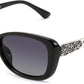 B-polarized Black / 58 Millimeters | B0D2RBZ6SH | FEISEDY Polarized Women Sunglasses Retro Shades Photochromic Lens Sparkling Crystal Sunglasses UV400 Protection B0144