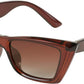 商品图片 2 | B08TM3J1R9 | FEISEDY Small Cateye Square Polarized Sunglasses Women Classic Thick Rectangle Frame UV400 Sun Glasses B2736