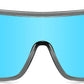 商品图片 9 | B0D3PKKSD9 | FEISEDY Trendy Futuristic Wrap Sunglasses Flat Top Mirrored One Piece Lens Reflective Sun Glasses for Women Men B0161