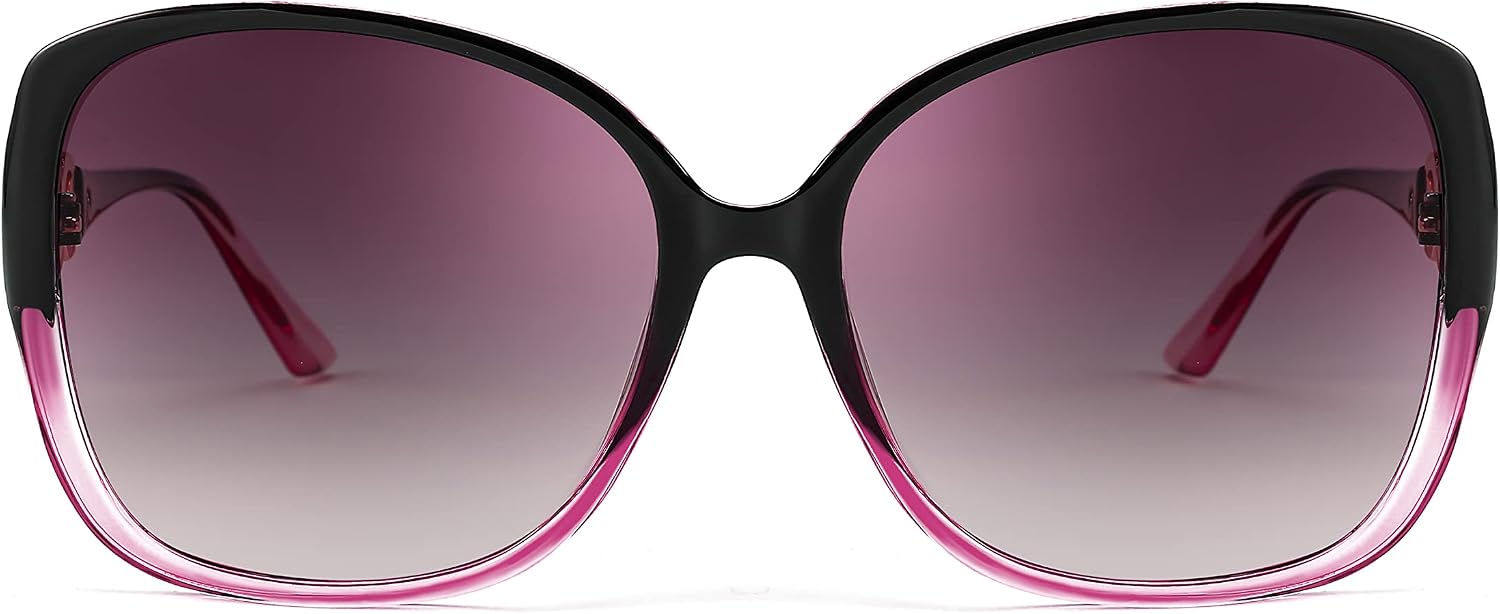 商品图片 58 | B0BJ71VZCB | FEISEDY Women's Fashion Sunglasses, Oversized Square Frame with Pearl Sparkling, Polarized UV Protection B2821