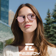 ÉÌƷͼƬ 27 | B0FPQ6L6K1 | FEISEDY Retro Polarized Aviator Sunglasses for Women Men B0259