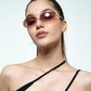 商品图片 20 | B0BZPBKFF1 | FEISEDY Trendy Rimless Oval Sunglasses for Women Men Retro 90s Eyewear Frame Y2K Glasses B2393