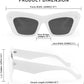 商品图片 20 | B09TFBWQ5G | FEISEDY Retro Square Cat Eye Sunglasses Jelly Colored Women Men 90s B2902