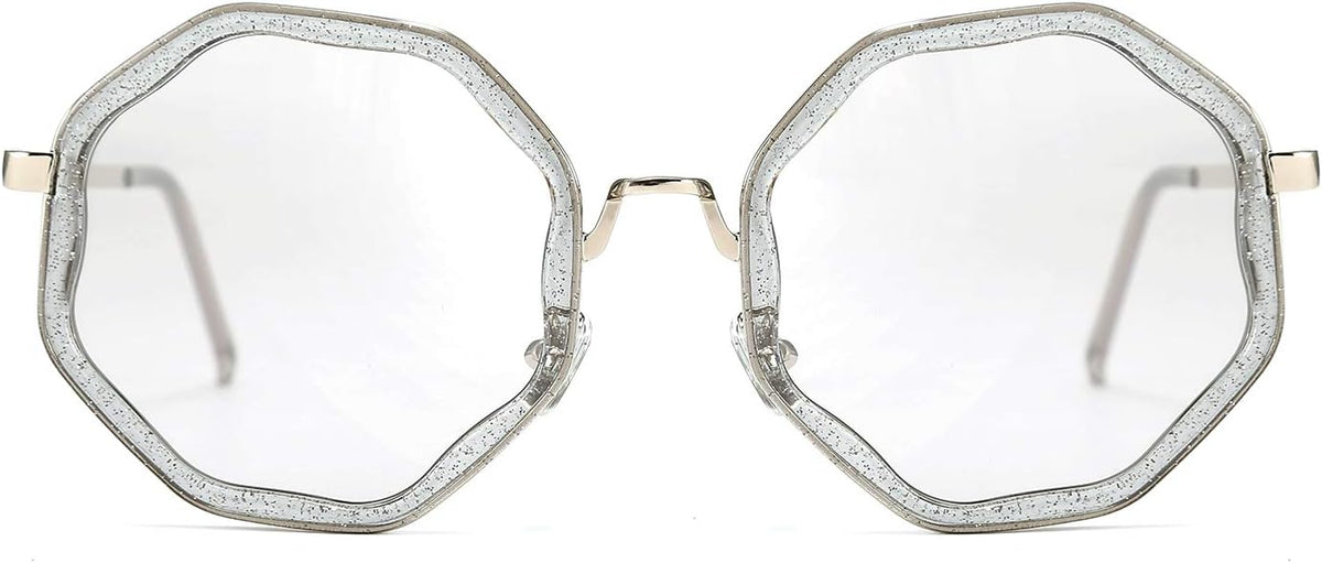 ÉÌƷͼƬ 2 | B081B142ZJ | FEISEDY Fashion Design Polygon Sunglasses Women Chic Geometric Retro Shade B2542