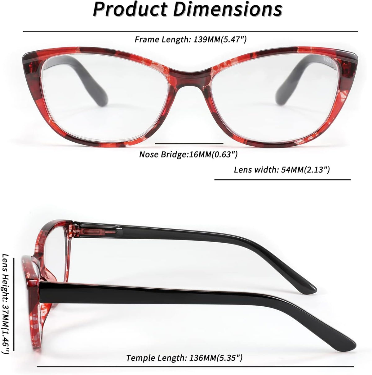 ÉÌƷͼƬ 11 | B08G4KF9KC | FEISEDY Progressive Multifocus Blue Light Blocking Reading Glasses No Line Multifocal Readers with Spring Hinge B2675
