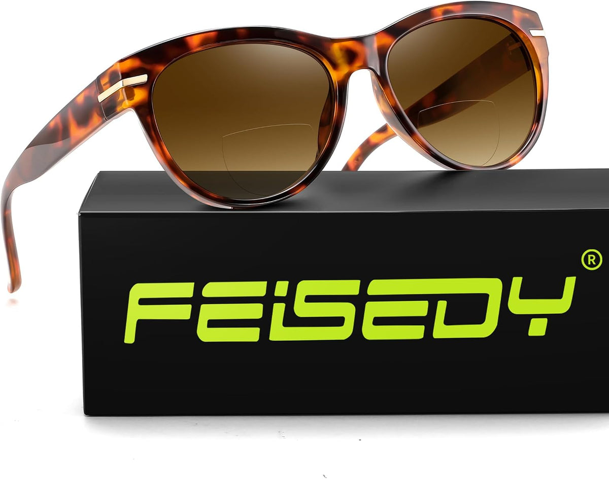 ÉÌƷͼƬ 16 | B0HDS914Y5 | FEISEDY Bifocal Sunglasses Reader Women Stylish Cat Eye Sun Readers B0392