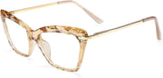 ÉÌƷͼƬ 21 | B07FR6SSY6 | FEISEDY Cat Eye Glasses Frame Clear Lenses Lightweight Eyewear for Women B2440