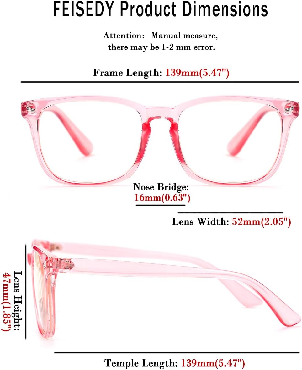 ÉÌƷͼƬ 16 | B07Z19XLDT | FEISEDY Vintage Reading Blue Light Blocking Glasses Women Men Reader Spring Hinge Glasses B2519