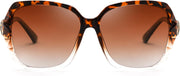 ÉÌƷͼƬ 58 | B079GSTW1D | FEISEDY Polarized Women Square Sunglasses Sparkling Composite Shiny Frame B2289