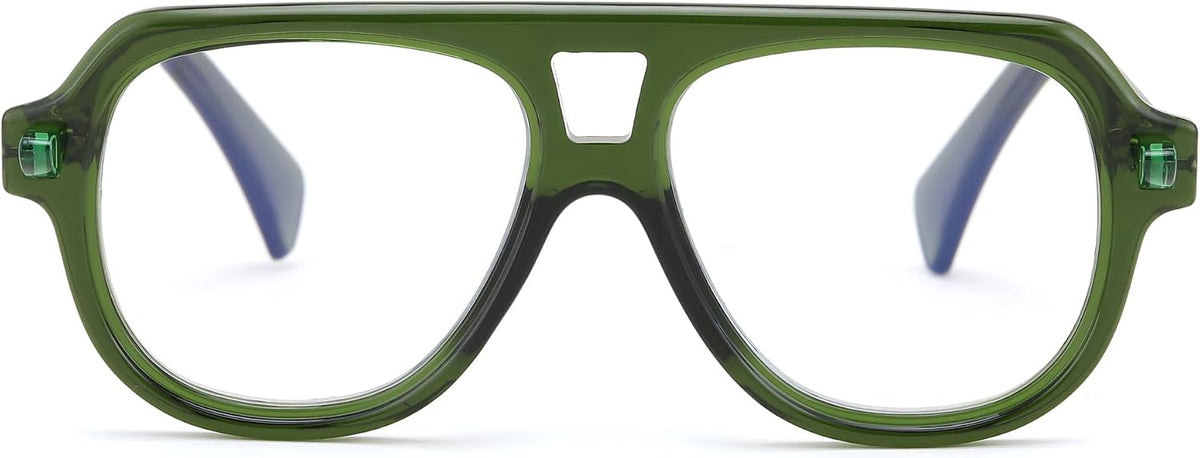 ÉÌƷͼƬ 24 | B0F32R72G4 | FEISEDY Stylish Reading Glasses for Woman Men Trendy Retro Double Bridge Readers B0287