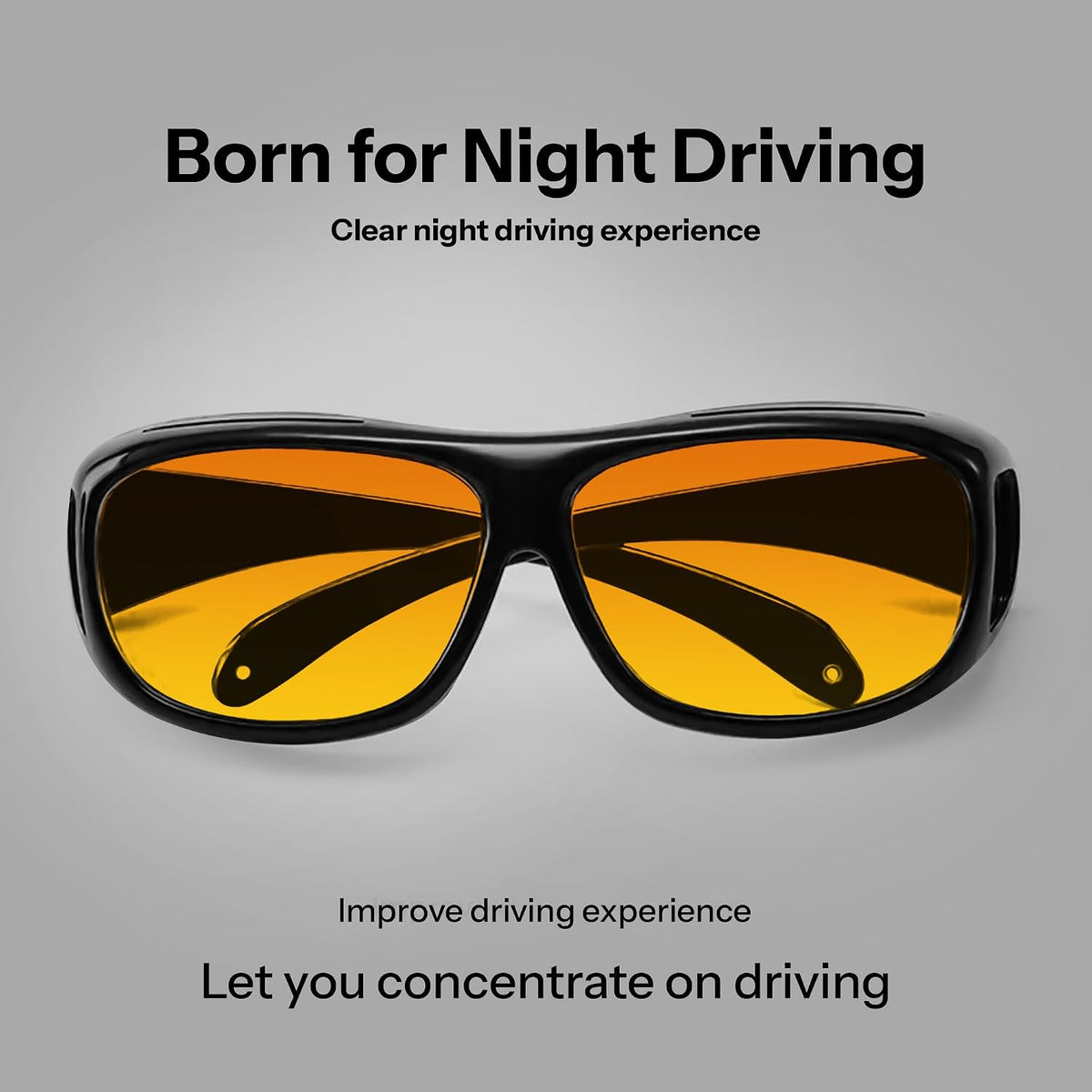 商品图片 10 | B0FPCJVNW5 | Fit Over Glasses Sunglasses for Women Men - Driving Glasses Day/Night Myopia Goggles Sunglasses Cover