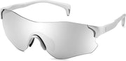 White Silver Mirror Lenses-not Photochromic Sunglasses / Large | B0H2HH82Q3 | FEISEDY Photochromic Cycling Glasses UV400 for Men Women B0451